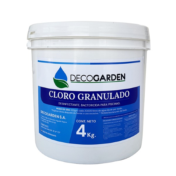 Cloro granulado de 4Kg