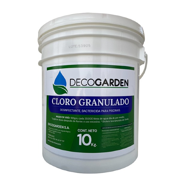  Cloro granulado de 10Kg